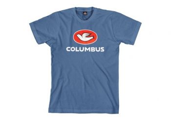 Tricou Columbus Steel Blue-1