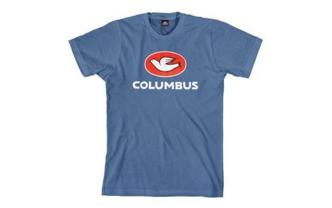 Tricou Columbus Steel Blue-1